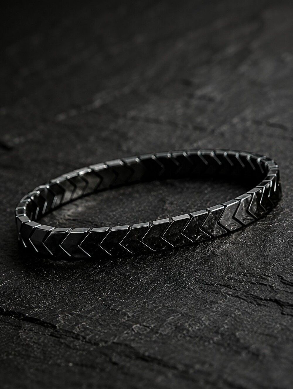 Stretchy Hematite Bracelet